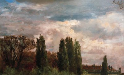 Vue dans le parc du prince Albrecht - Adolph Menzel