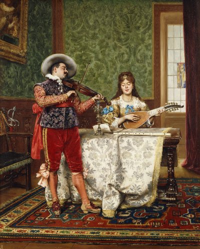 Le Duo - Adolphe Alexandre Lesrel