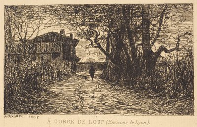 Une gorge à Loup - Adolphe Appian