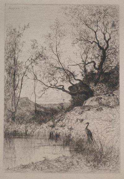 Un étang - Adolphe Appian