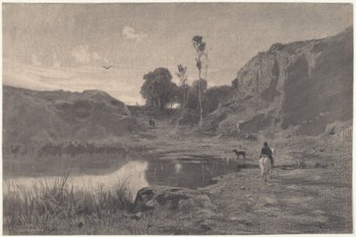 Un cavalier près d