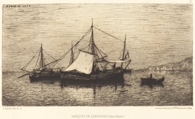 Barques de cabotage - Adolphe Appian