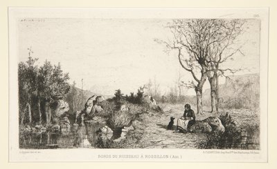 Bords du ruisseau à Rossilon (Ain) - Adolphe Appian