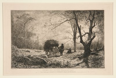 Chemin des roches (environs de Creys) - Adolphe Appian