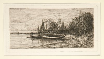 Au bord du lac - Adolphe Appian