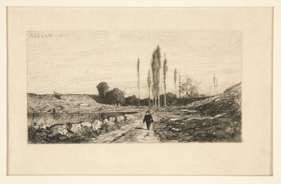 Sentier au bord - Adolphe Appian