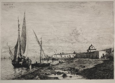 Le port de San Remo, 1878 - Adolphe Appian