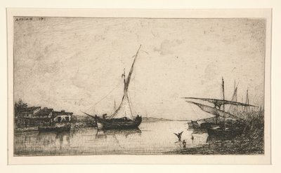 Deux ponts bateau de pêche - Adolphe Appian