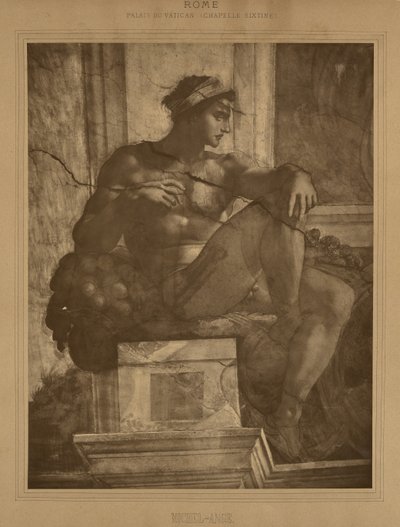 Rome - Palais du Vatican, Chapelle Sixtine, Michel-Ange - Adolphe Braun