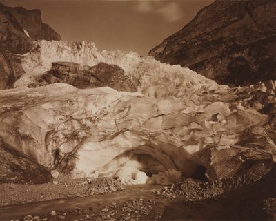 Suisse. Grindelwald, glacier supérieur, source de la Lutschine - Adolphe Braun