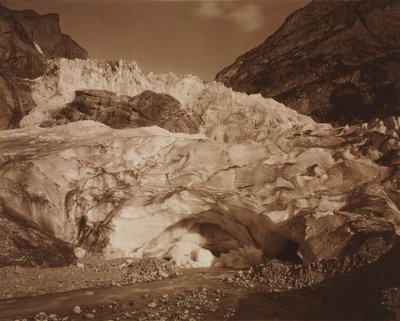 Suisse. Grindelwald, Glacier supérieur, Source de la Lutschine, 1875-1877 - Adolphe Braun