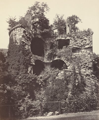 La tour explosée, château de Heidelberg - Adolphe Braun