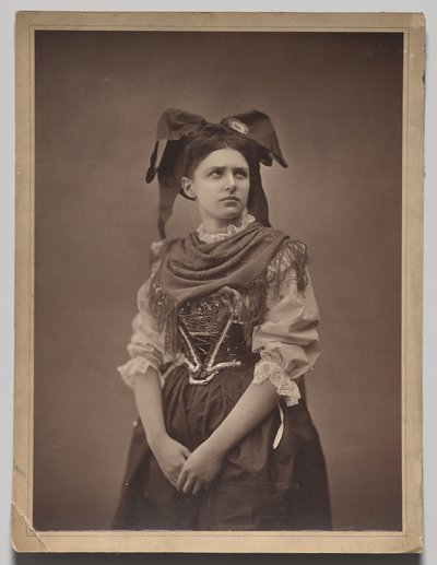 Jeune femme alsacienne - Adolphe Braun