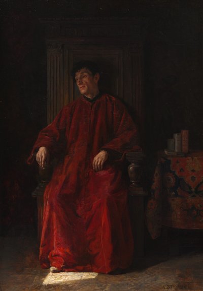 Juge en robe rouge, vers 1890 - Adolphe Charles Edouard Steinheil