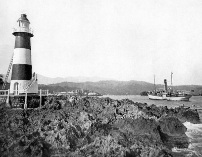 Entrée de Port Antonio, Jamaïque, vers 1905 - Adolphe Duperly and Son
