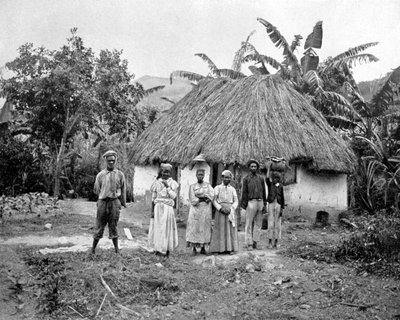 Cabane de nègre, Jamaïque, vers 1905 - Adolphe Duperly and Son