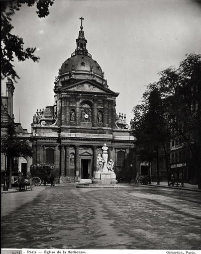 Église de la Sorbonne construite par Jacques Lemercier (c.1585-1654) en 1635-53 - Adolphe Giraudon
