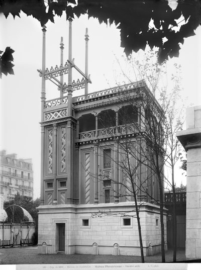 Maison Phénicienne, Exposition Universelle, Paris, 1889 - Adolphe Giraudon