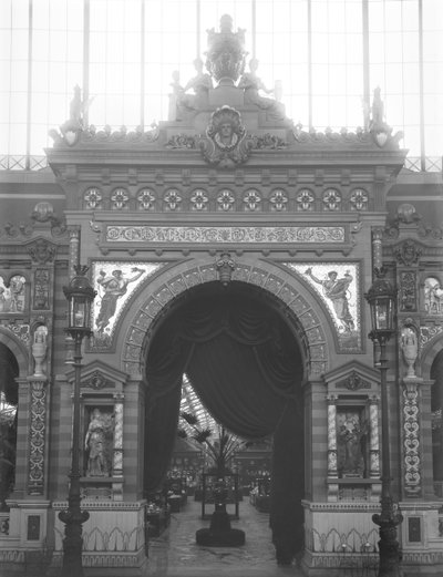 Portique de la Céramique, Exposition Universelle, Paris, 1889 - Adolphe Giraudon