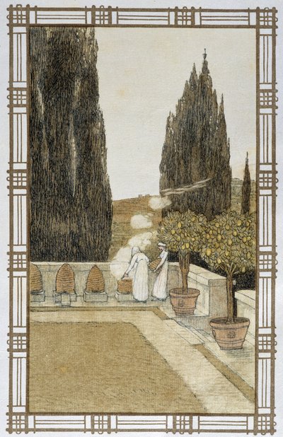 La Vie des abeilles: La fumée des ruches - Dessin par A. Giraudon - Adolphe Giraudon