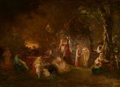 Fête Champêtre, c.1844-86 - Adolphe Joseph Thomas Monticelli