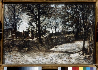 Paysage. Fontainebleau - Adolphe Joseph Thomas Monticelli