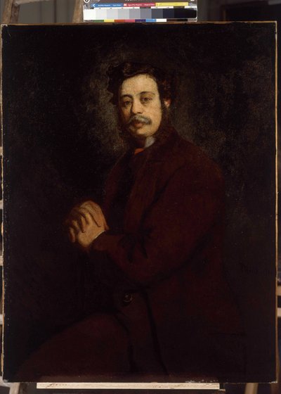 Portrait de M. Khan - Adolphe Joseph Thomas Monticelli