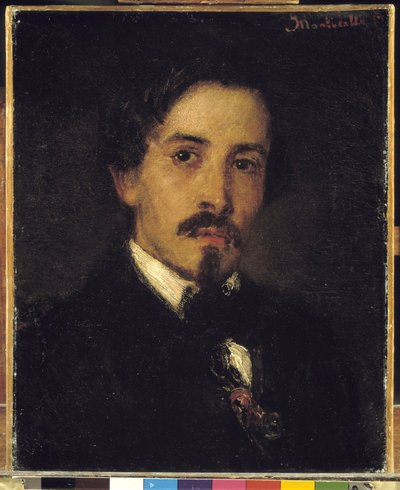 Portrait présumé du peintre Ferdinand Viola, 1859 - Adolphe Joseph Thomas Monticelli