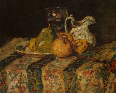 Nature morte avec fruits et cruche à vin - Adolphe Joseph Thomas Monticelli