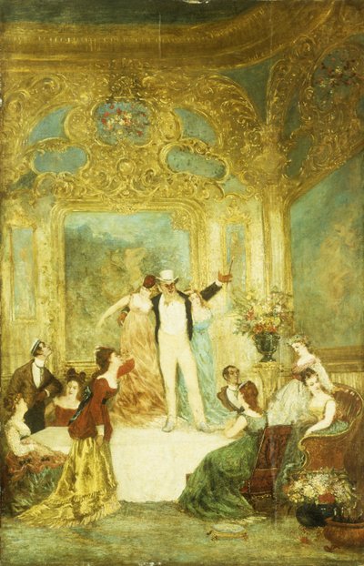 Une Soirée chez la Paiva - Adolphe Joseph Thomas Monticelli