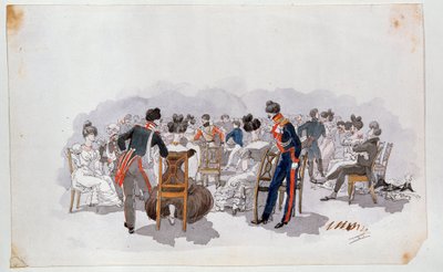 À un bal - Adolphe Ladurner