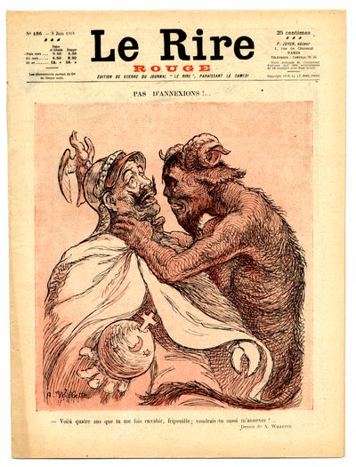 Couverture de Le Rire Rouge, Satirique en Couleurs - Adolphe Leon Willette