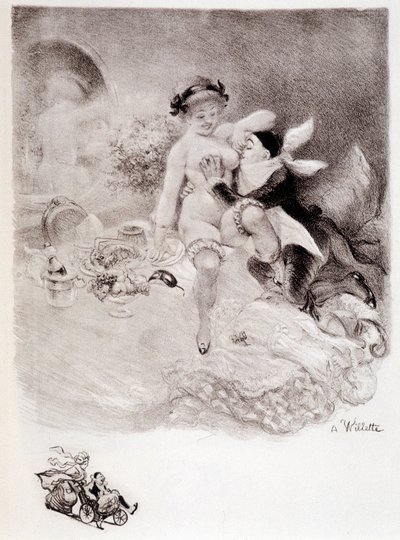 Gourmandise - Adolphe Leon Willette