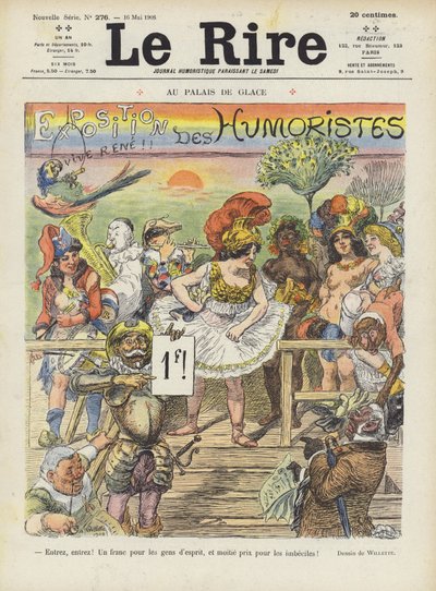 Illustration pour Le Rire - Adolphe Leon Willette
