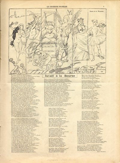 Le Courrier français, satirique en N & B - Adolphe Leon Willette