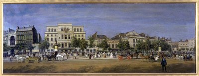 Paris, le Boulevard du Temple - Adolphe Martial Potemont