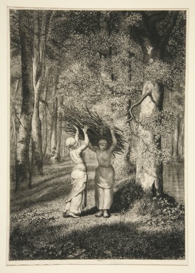 Ramasseurs de brindilles - Adolphe Martial Potemont