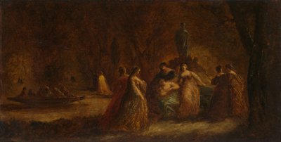 Une fête en forêt, c. 1853-1857 ou c. 1862 - Adolphe Joseph Thomas Monticelli