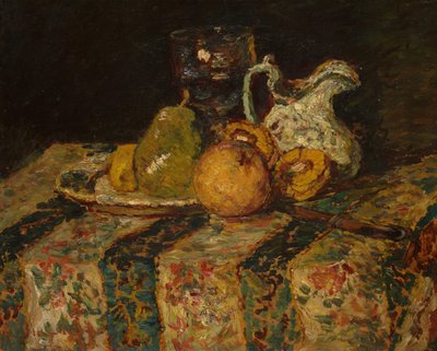 Nature morte avec fruits et cruche à vin - Adolphe Monticelli