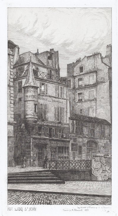 Rue du Coq St. Jean - Adolphe Théodore Jules Martial Potémont