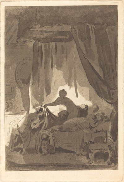 La Joconde - Adolphe Théodore Jules Martial Potémont after Jean Honoré Fragonard