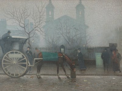 Fiacre à All Saints - Adolphe Valette