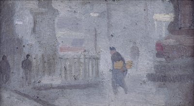 Étude pour la Base des Statues, Albert Square, c.1910 - Adolphe Valette