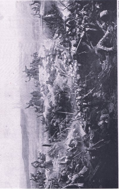 La prise du Malakoff par les Français, illustration de British Battles on Land and Sea, 1915 - Adolphe Yvon
