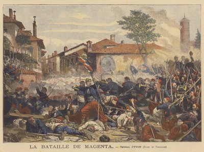 La bataille de Magenta - Adolphe after Yvon