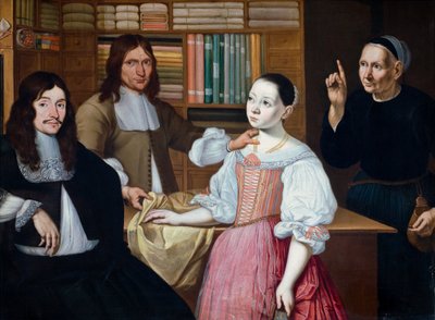 Dans la boutique du drapier - Adriaan Bloemaert