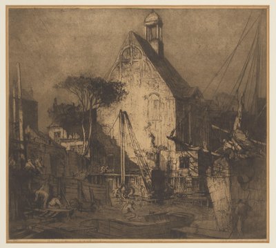 Démolition de la fonderie de canons à La Haye - Adriaan J. van 