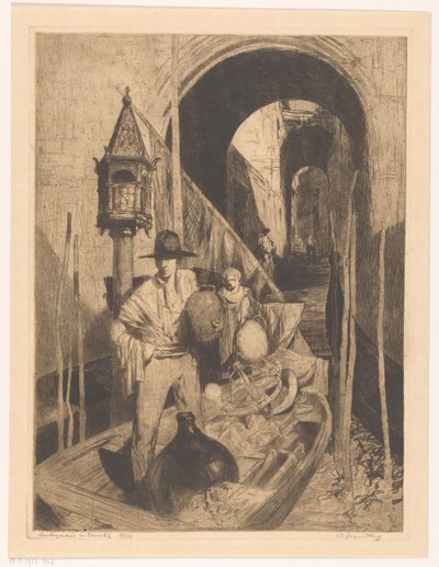 Antiquaire à Venise - Adriaan J. van 