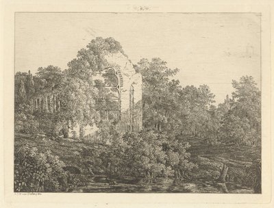 Ruine de la Maison ter Haar - Adriaan Jacob Willem van Dielen