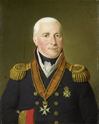 Portrait de Gerrit Verdooren (1757-1824), vice-amiral - Adriaan de Lelie
